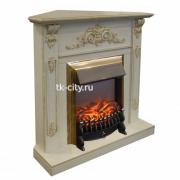 Каминокомплект RealFlame Anita Corner угловой WT с Majestic Lux S