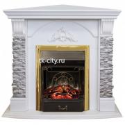 Каминокомплект RealFlame Athena Corner WT GR с Majestic Lux