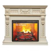Каминокомплект RealFlame Corsica Lux 26 WT с очагом 3D Leeds 26