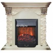 Каминокомплект RealFlame Dublin Lux WT с Majestic Lux BR S/BL