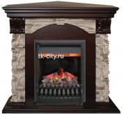 Каминокомплект RealFlame Dublin ROCK Corner AO с 3D Oregan