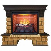Каминокомплект RealFlame Stone Brick 26 АО с 3D Leeds 26