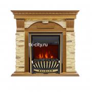 Каминокомплект Royal Flame Dublin - Дуб / Сланец с очагом Aspen Gold