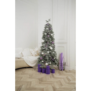 Ель искусственная Crystal trees АМЕЛЛИ в снегу 210 см