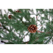 crystal-trees-el-iskusstvennaya-borgo-zelenaya-s-shishkami-210-sm