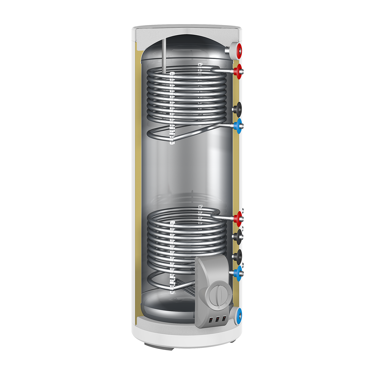 Накопительный электрический водонагреватель Thermex IRP 300 V (combi) PRO